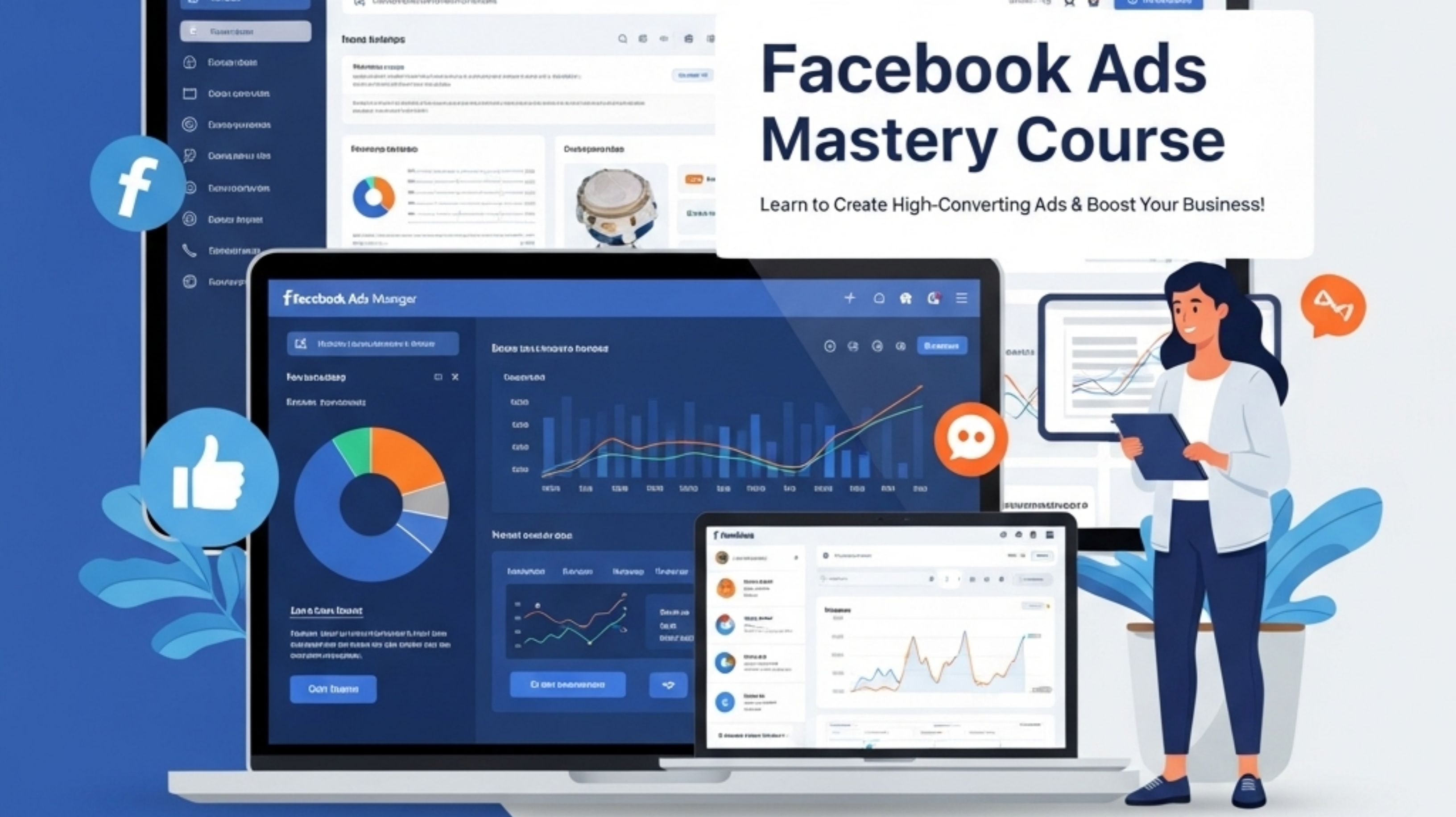 Facebook Ads course - Mange your own FB ads