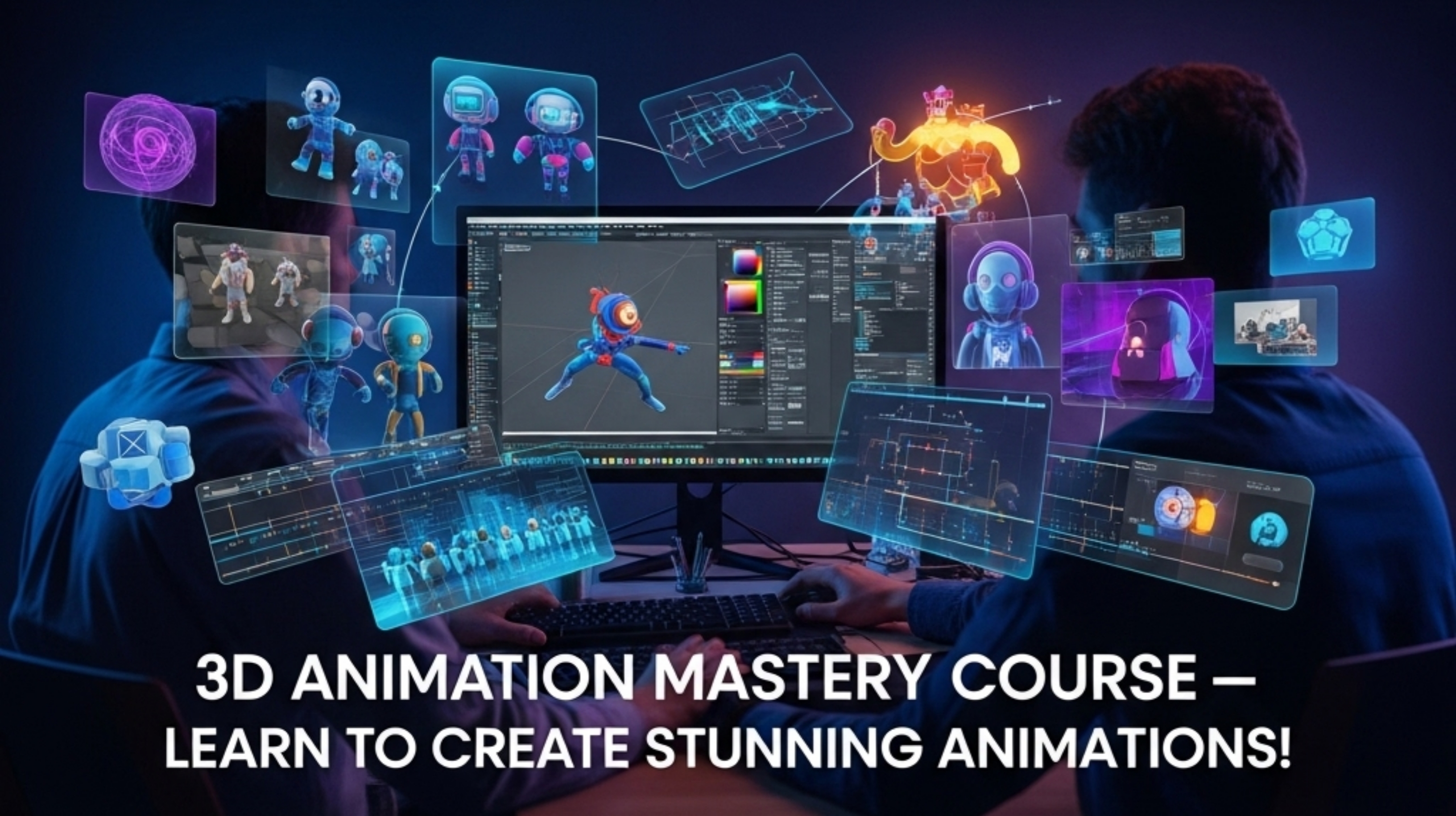 3D animation mastry course - basic to advanced