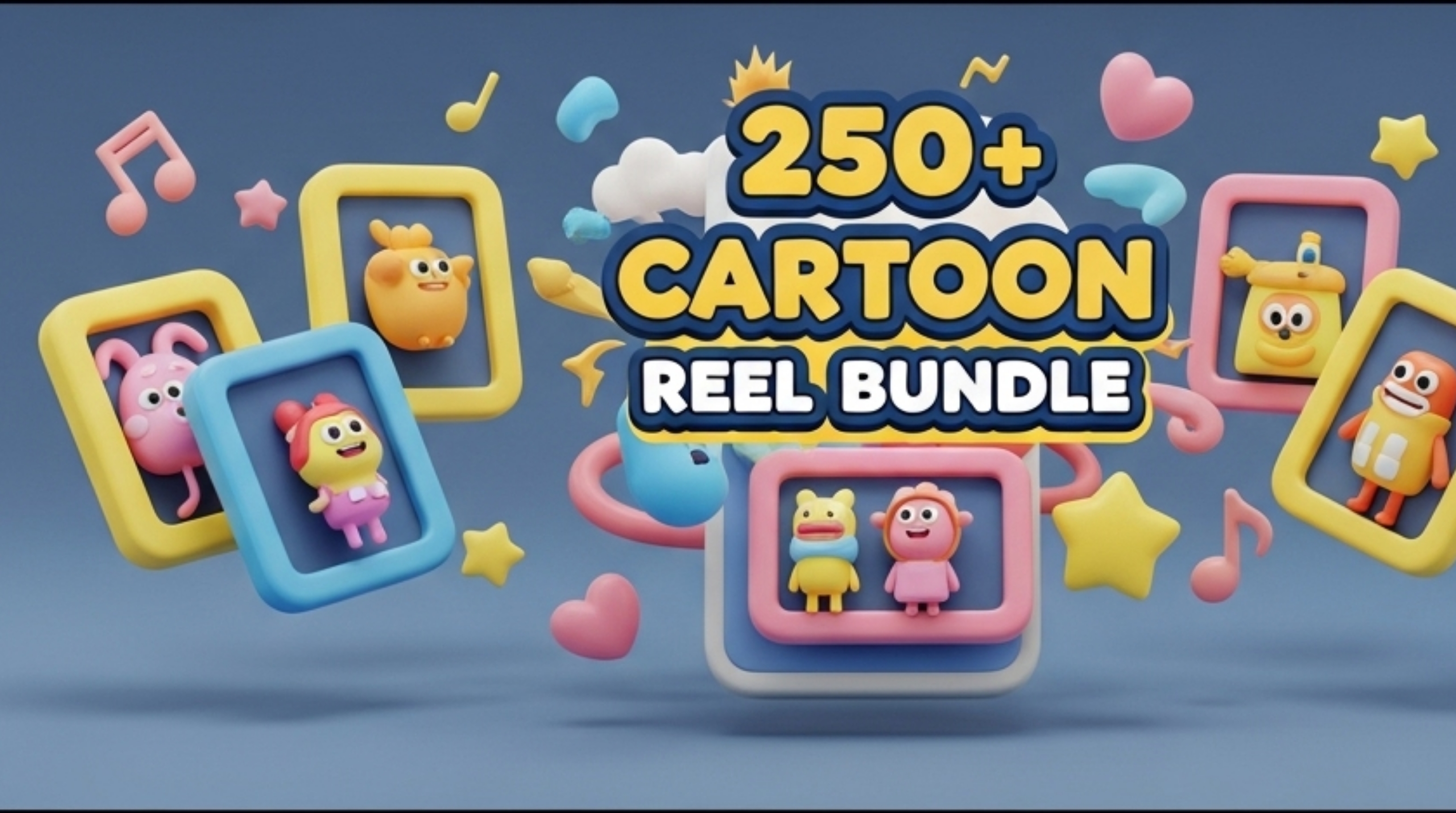 250+ Cartoon Hindi Explanation Reel Bundle Video
