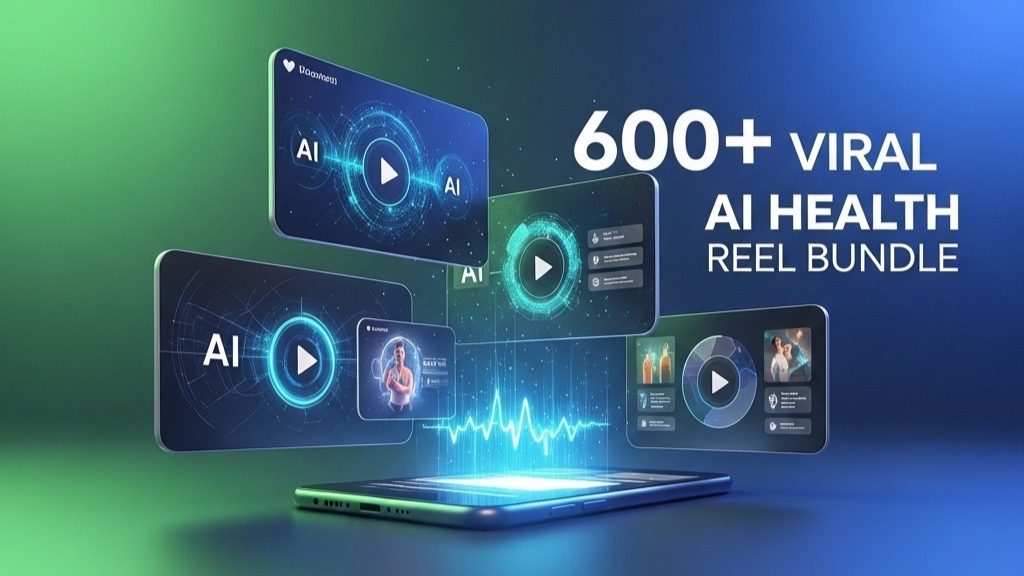 600+ Viral Health Reel Bundle - Ready to use your own project
