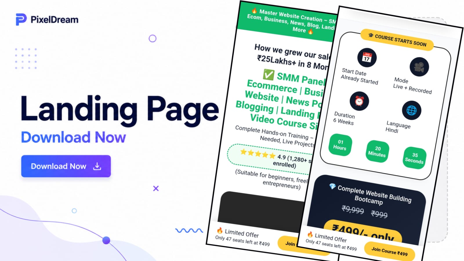 Best Landing page for digital product and; Great Look