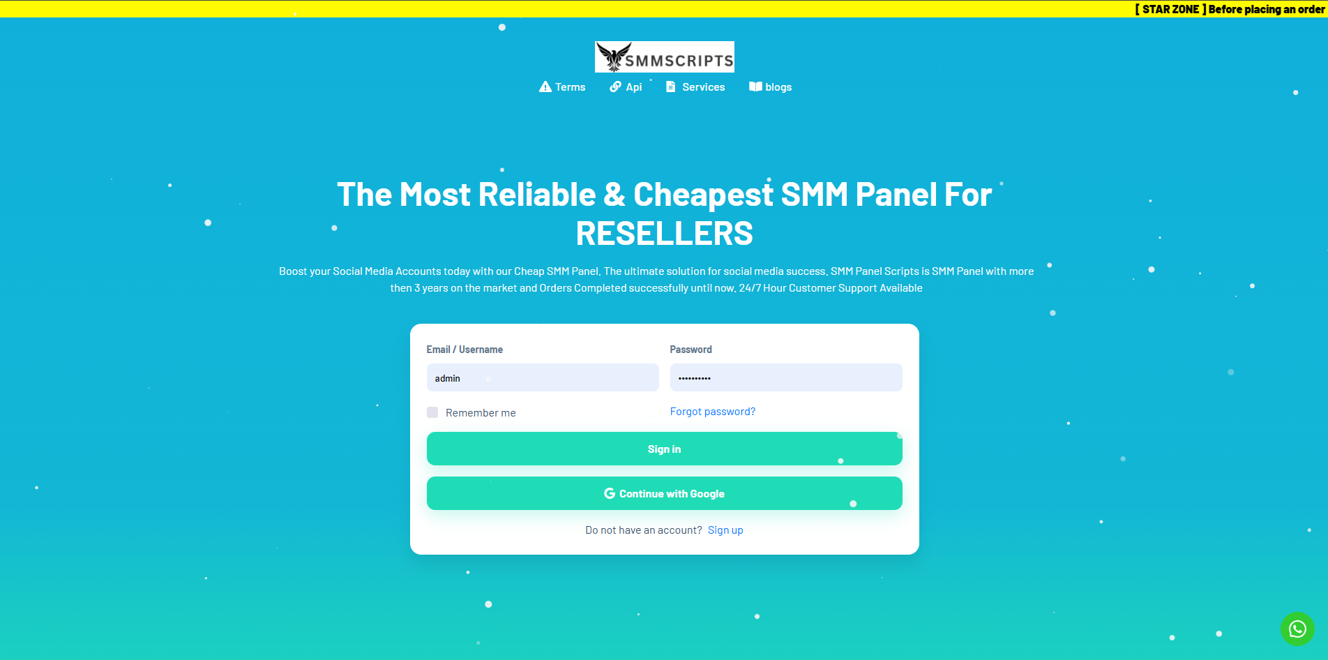 Super Rental SMM Panel Script 2026